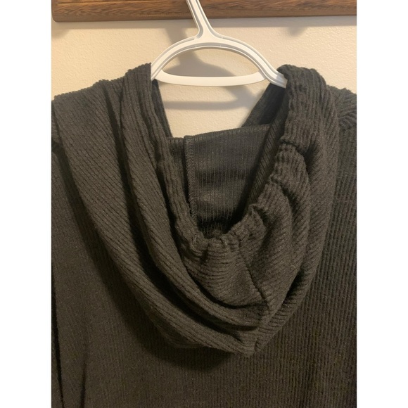 π Elegant Black Hooded Maternity Dress XL - Picture 9 of 13